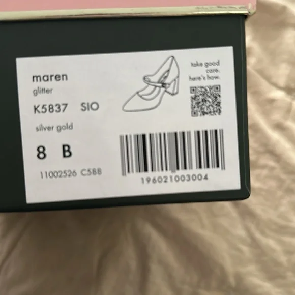 NIB never worn Kate Spade Maren glitter pumps - Picture 7 of 7